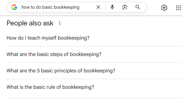 People also ask in Google People also ask in Google