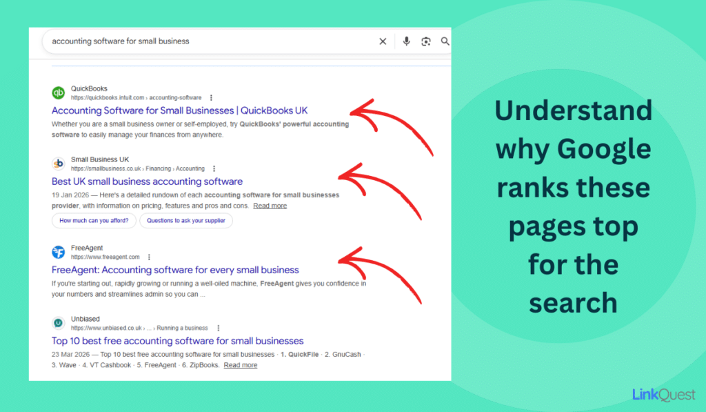 Analyse top b2b search results Analyse top b2b search results