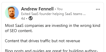 LinkedIn Andrew Fennell